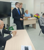 Встреча старшеклассников с преподавателями и студентами Петербургского государственного университета путей сообщения Императора Александра I прошла 20 марта в МБОУ СОШ №4 г. Тосно.