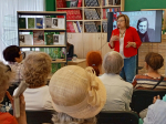 «Писатель и Отечество: к 100-летию Юрия Григорьевича Слепухина» — литературная встреча с Натальей Александровной Слепухиной, генеральным директором фонда им. Ю.Г. Слепухина «Лучшие книги — библиотекам» состоялась в Никольской городской библиотеке.